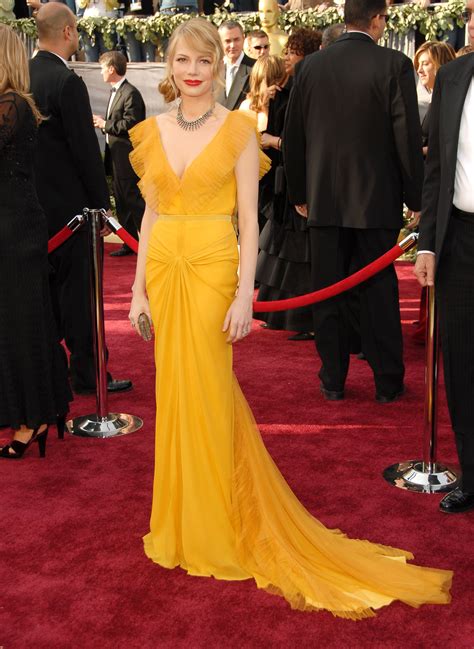 michelle williams Oscar dresses